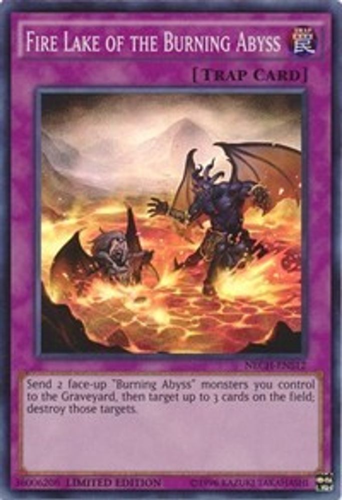 Lac de Feu des Abysses Brûlants (SE) [NECH-ENS12] Super Rare 