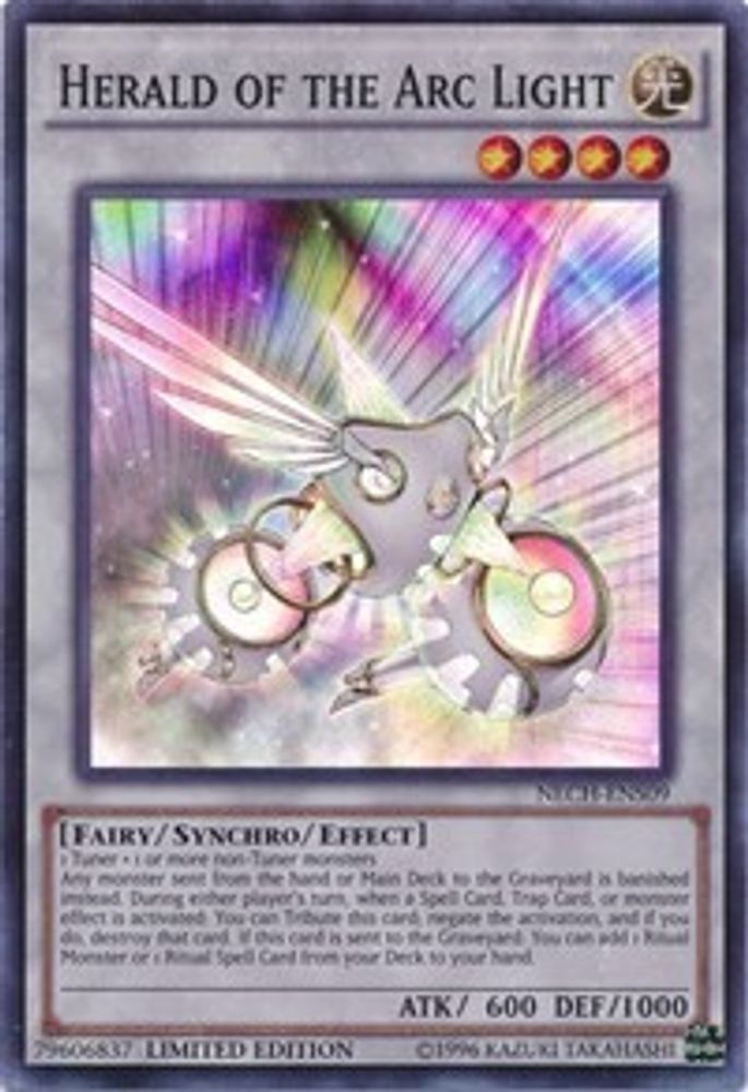Herald of the Arc Light (SE) (NECH-ENS09) - Super Rare
