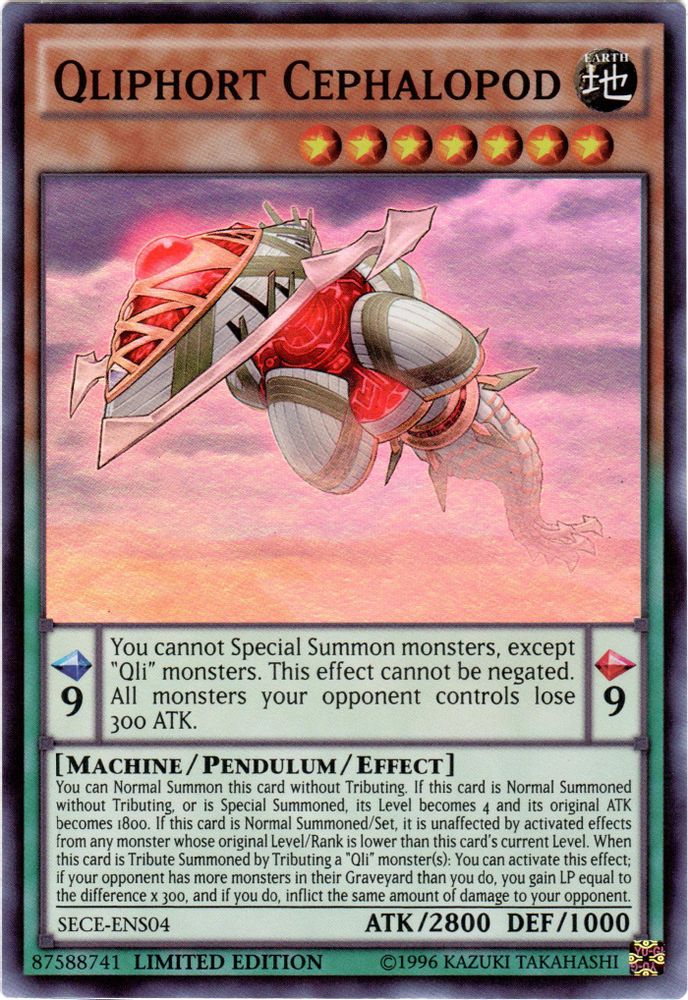 Qliphort Cephalopod (SE) (SECE-ENS04) - Super Rare
