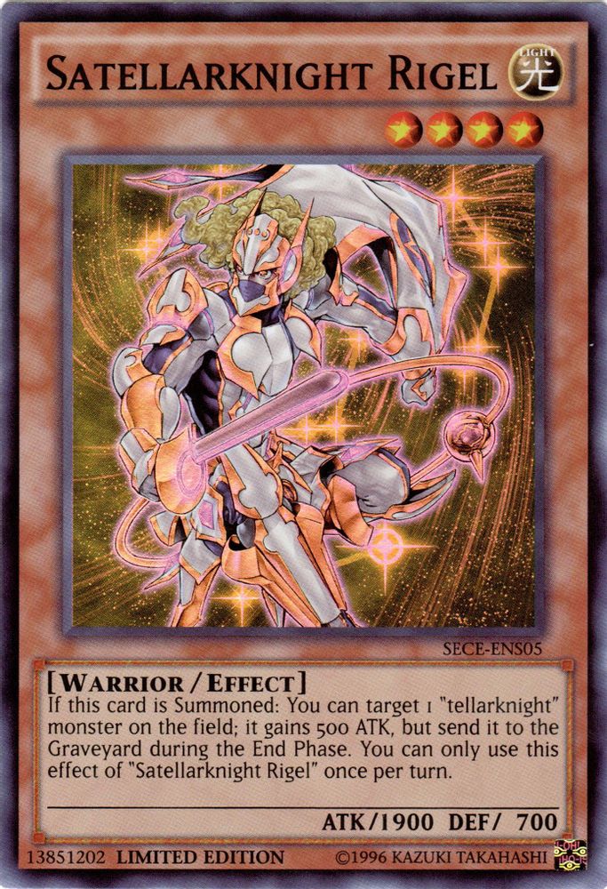 Satellarknight Rigel (SE) (SECE-ENS05) - Super Rare