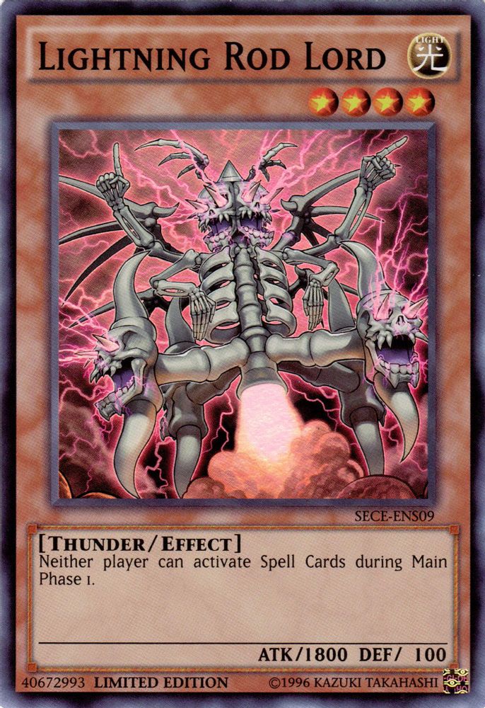 Lightning Rod Lord (SE) (SECE-ENS09) - Super Rare