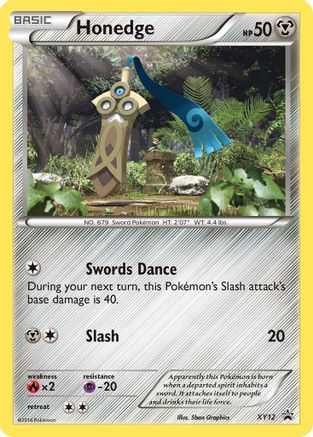 Honedge - XY12  - Holofoil - Promo