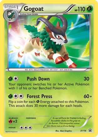 Gogoat - XY16  - Holofoil - Promo