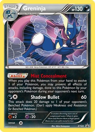 Greninja - XY24  - Holofoil - Promo