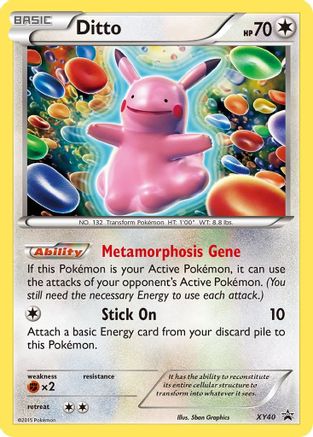 Ditto XY40  - Holofoil - Promo