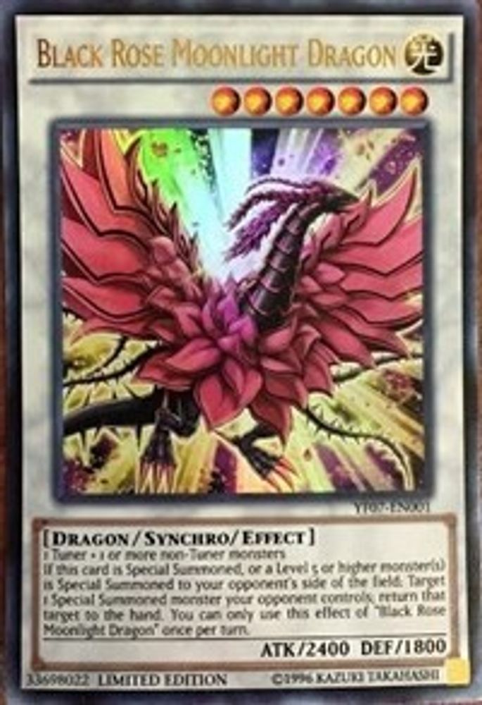 Black Rose Moonlight Dragon (YF07-EN001) - Ultra Rare