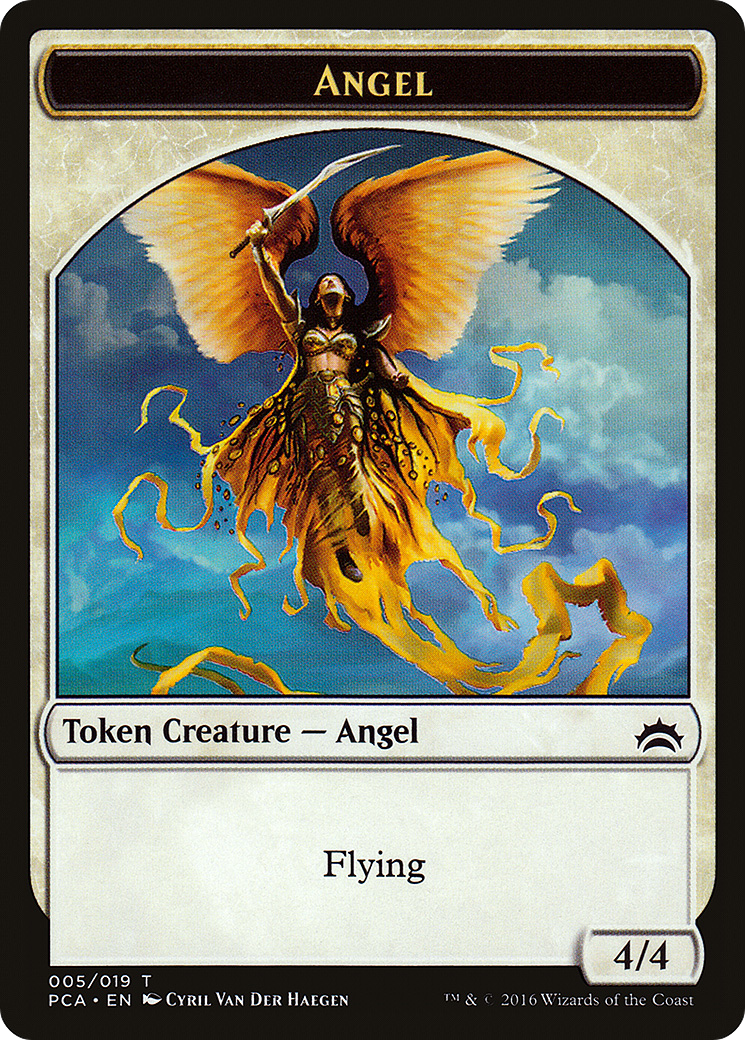 Angel // Saproling Double-Sided Token (PCA-5 // 19) - Planechase Anthology Tokens