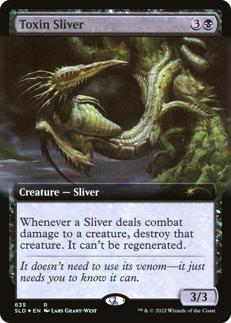 Toxin Sliver (Extended Art) [Promotions Secret Lair Drop] 
