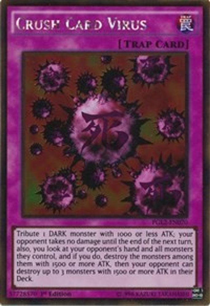 Virus de la carte écrasée [PGL2-EN070] Or Rare 