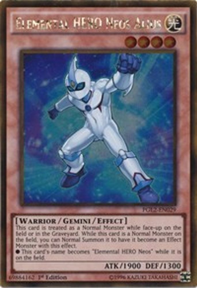 Elemental HERO Neos Alius (PGL2-EN029) - Gold Rare