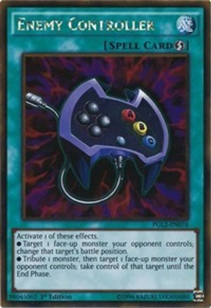 Enemy Controller (PGL2-EN076) - Gold Rare