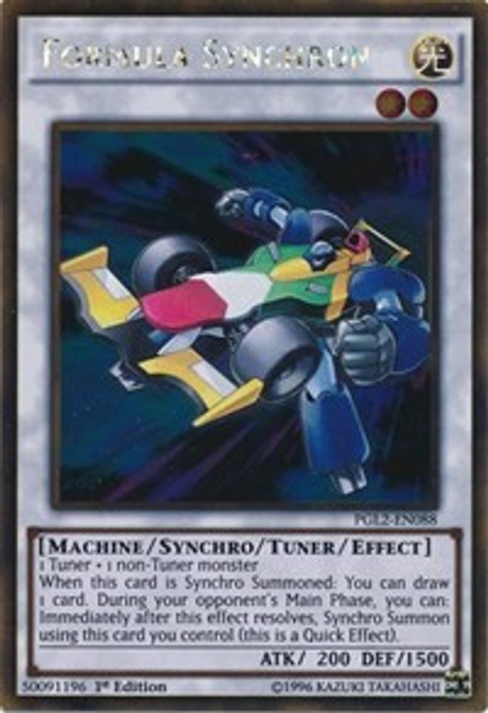 Formula Synchron (PGL2-EN088) - Gold Rare