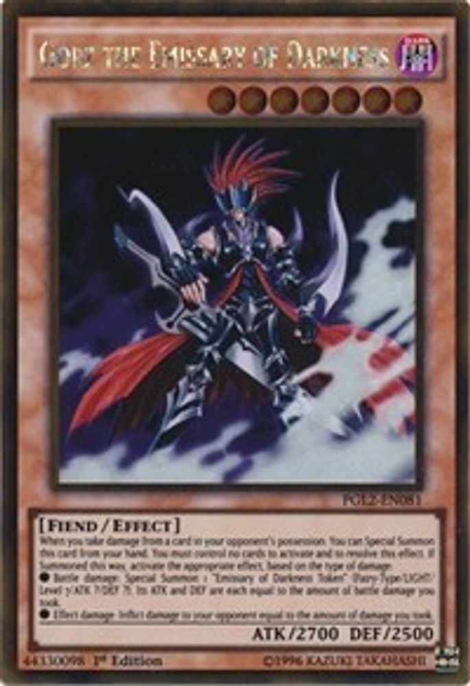 Gorz the Emissary of Darkness (PGL2-EN081) - Gold Rare