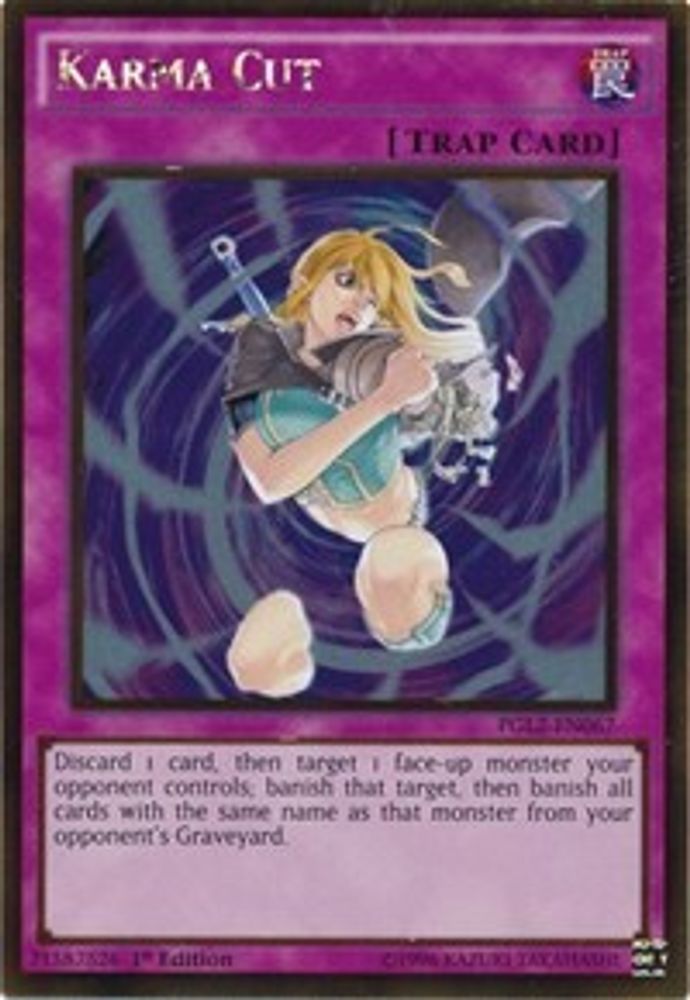 Karma Cut (PGL2-EN067) - Gold Rare
