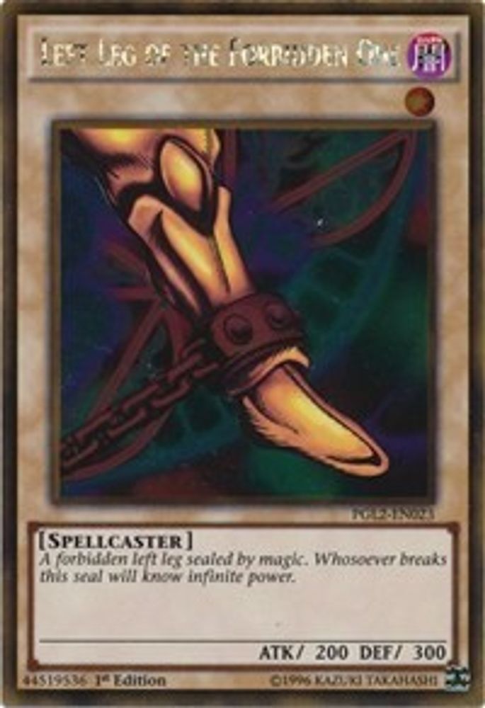 Left Leg of the Forbidden One (PGL2-EN023) - Gold Rare