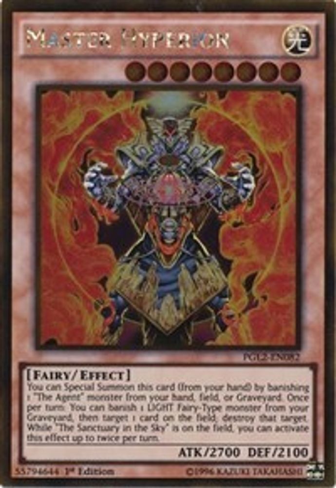 Master Hyperion (PGL2-EN082) - Gold Rare