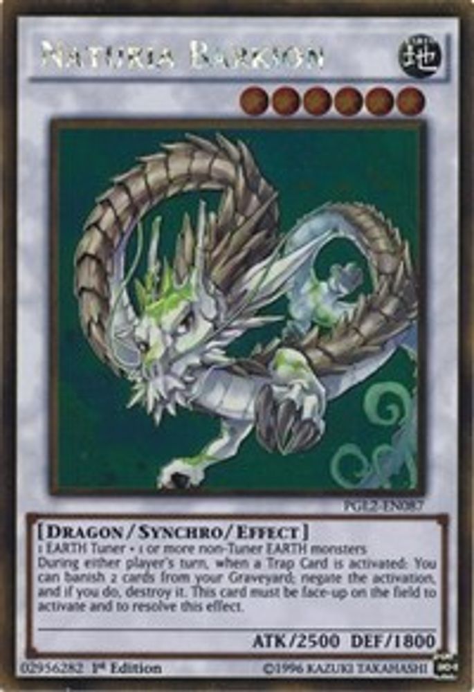 Naturia Barkion (PGL2-EN087) - Gold Rare