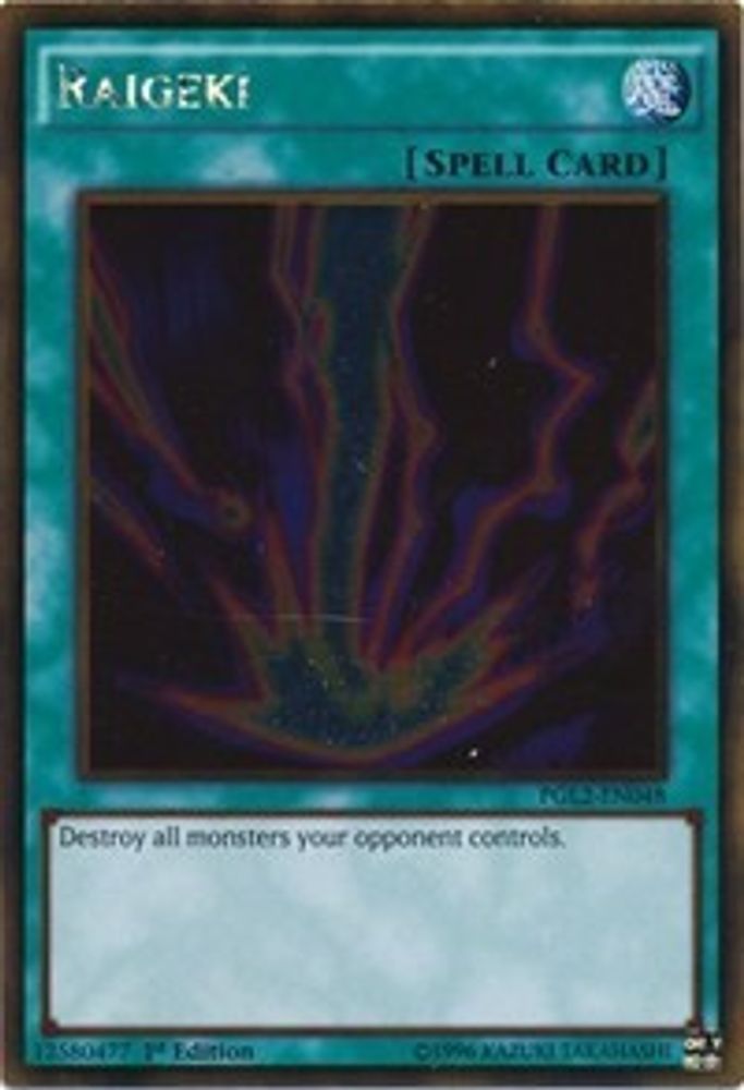 Raigeki (PGL2-EN048) - Gold Rare