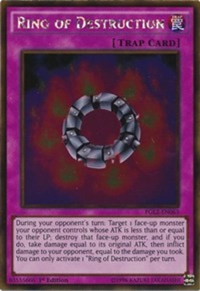 Ring of Destruction (PGL2-EN063) - Gold Rare