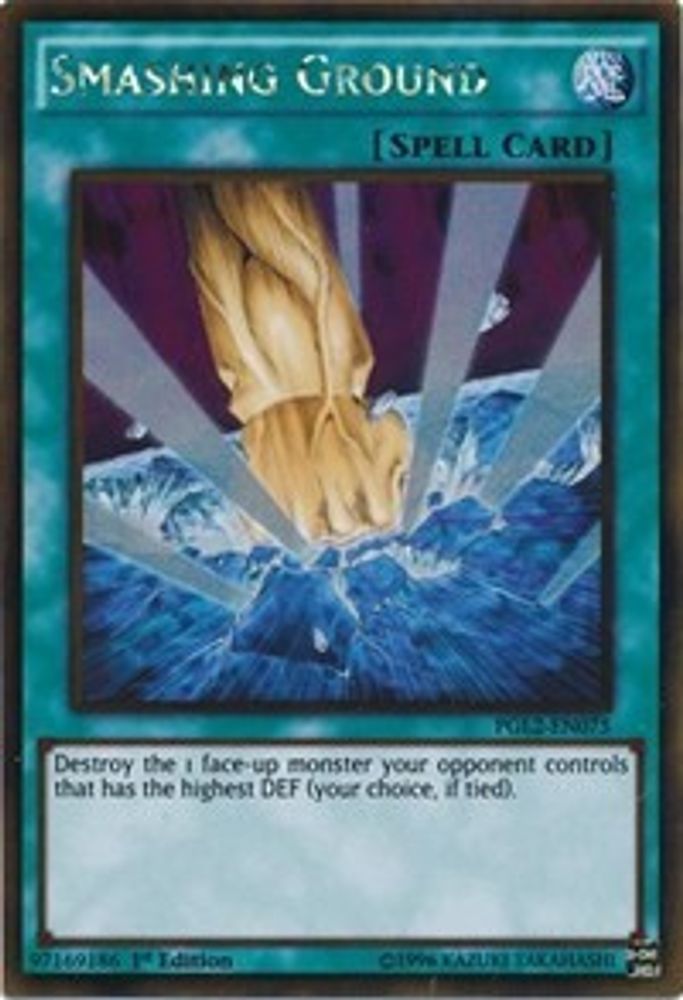 Smashing Ground (PGL2-EN075) - Gold Rare