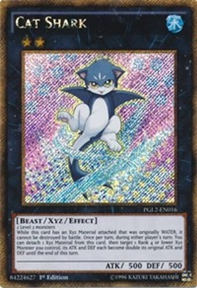 Cat Shark (PGL2-EN016) - Gold Secret Rare