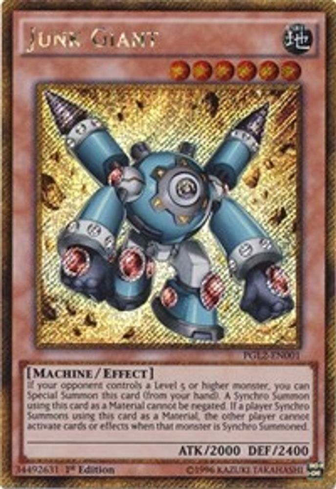 Junk Giant (PGL2-EN001) - Gold Secret Rare