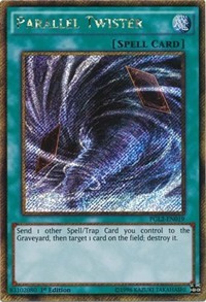 Parallel Twister (PGL2-EN019) - Gold Secret Rare