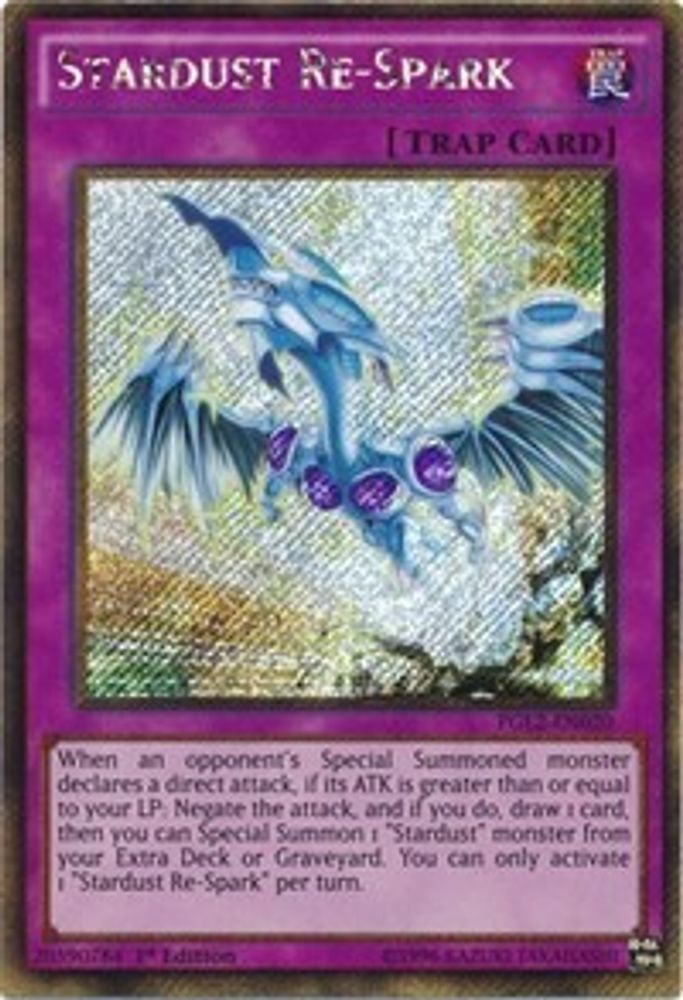 Stardust Re-Spark (PGL2-EN020) - Gold Secret Rare