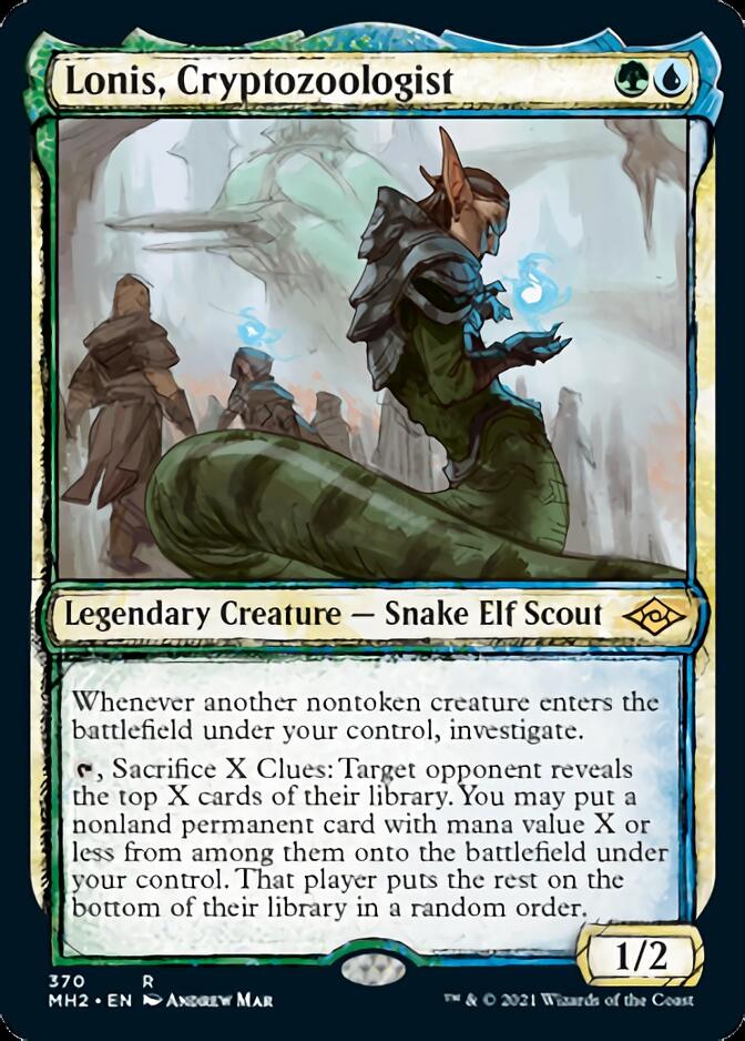 Lonis, Cryptozoologist (Showcase) (MH2-370) - Modern Horizons 2: (Showcase)