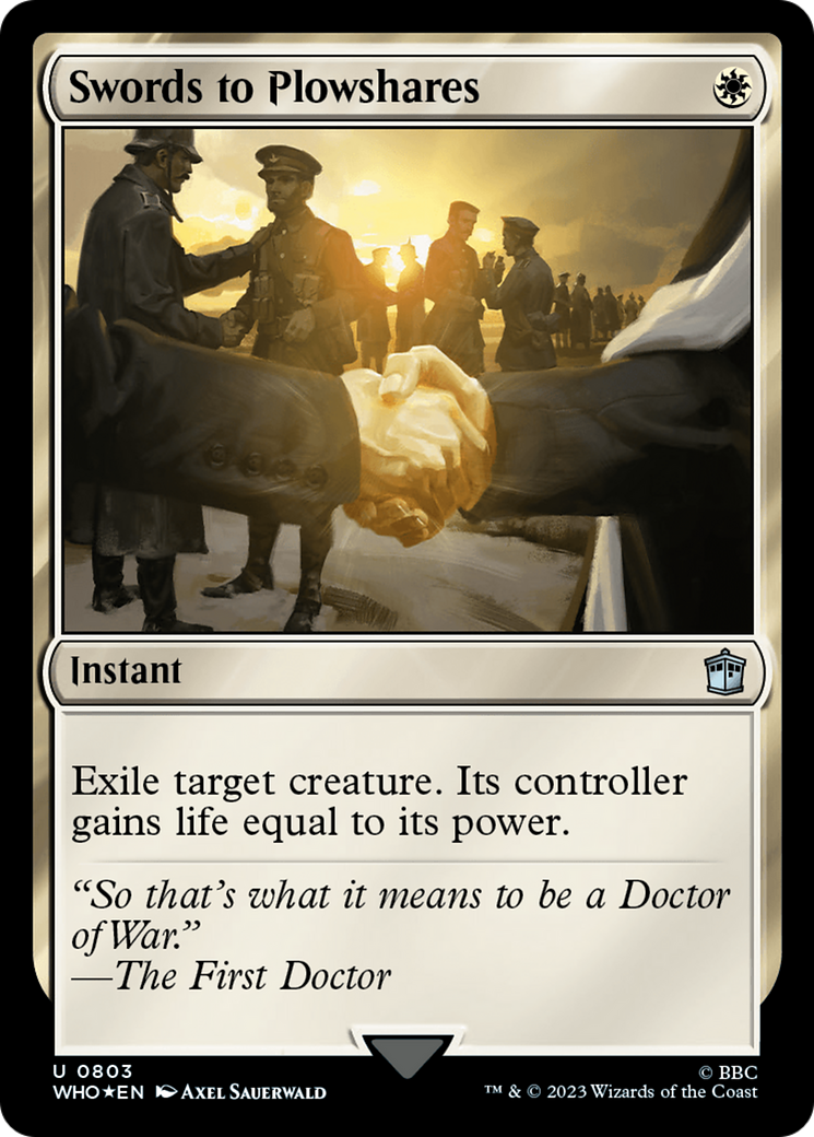 Des épées aux socs (Surge Foil) [Doctor Who] 