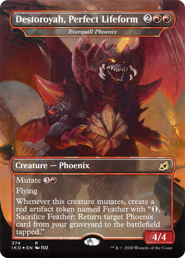 Everquill Phoenix - Destoroyah, forme de vie parfaite (série Godzilla) [Ikoria : Lair of Behemoths] 