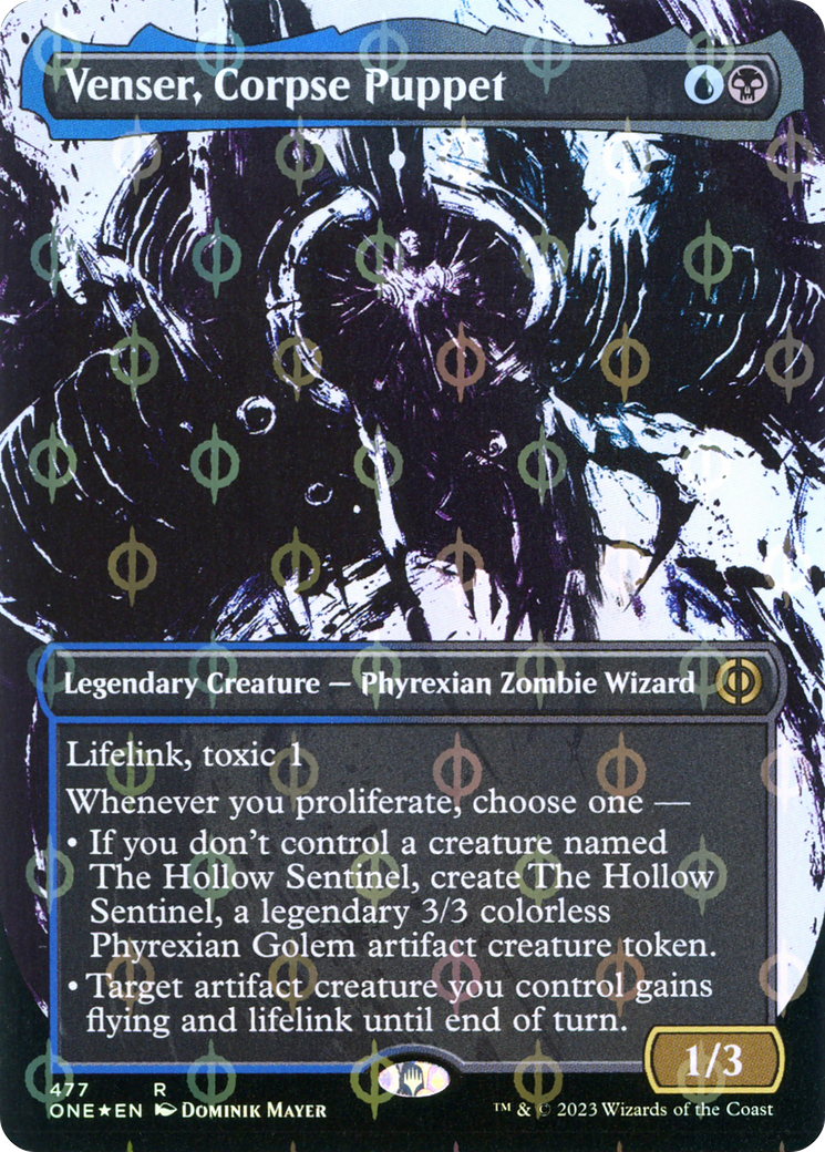 Venser, Marionnette Cadavre (Feuille Ichor Step-and-Compleat sans bordure) [Phyrexia : Tous seront un] 