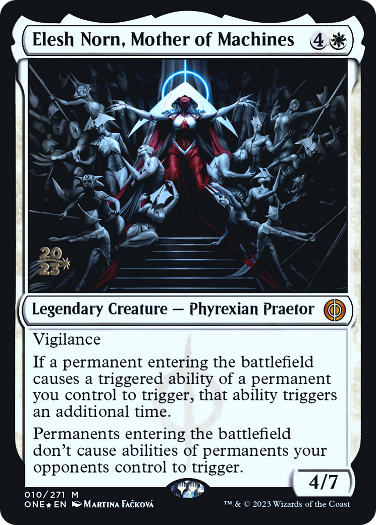 Elesh Norn, Mère des Machines [Phyrexia : All Will Be One Promos Avant-première] 