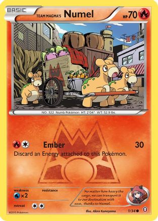 Team Magma's Numel 001  - Common