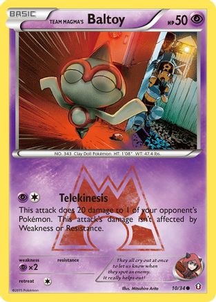 Team Magma's Baltoy 010  - Common