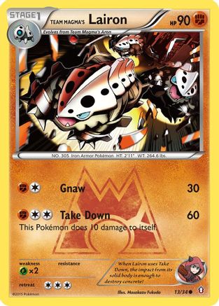 Team Magma's Lairon 013  - Common