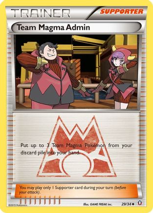 Team Magma Admin 029  - Uncommon