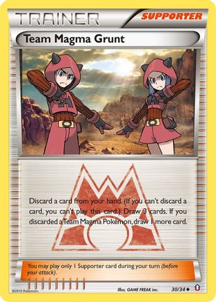 Team Magma Grunt 030  - Uncommon