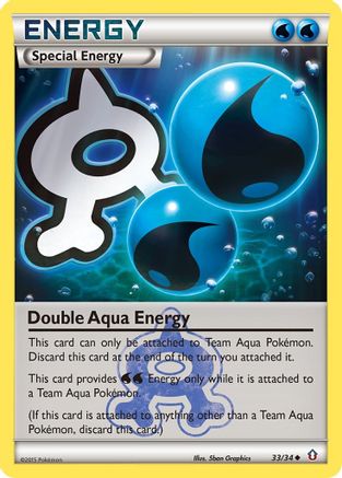 Double Aqua Energy (33/34) [XY : Double Crise] 