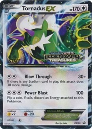 Tornadus EX - BW96 (Prerelease) [Staff]  - Holofoil - Promo