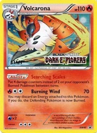 Volcarona - BW40 (Prerelease) [Staff]  - Holofoil - Promo