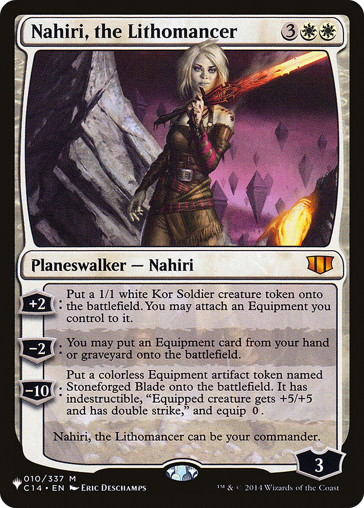 Nahiri, la Lithomancienne [La Liste] 