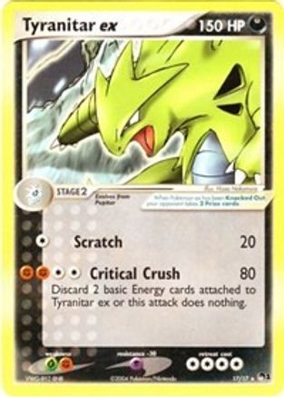 Tyranitar ex (Non-Holo)  - Ultra Rare