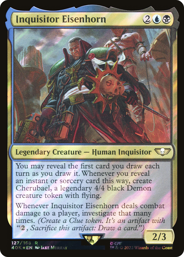 Inquisiteur Eisenhorn (Surge Foil) [Warhammer 40,000] 