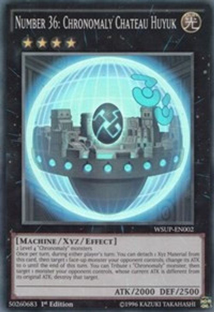 Number 36: Chronomaly Chateau Huyuk (WSUP-EN002) - Super Rare