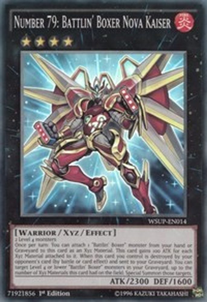 Number 79: Battlin' Boxer Nova Kaiser (WSUP-EN014) - Super Rare