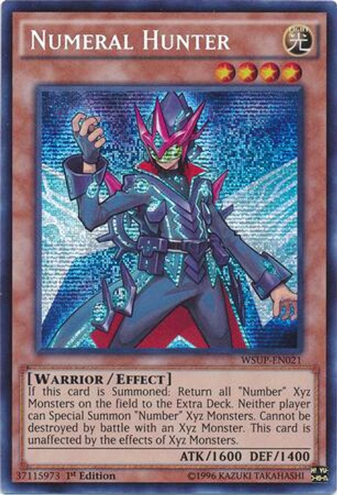 Numeral Hunter (WSUP-EN021) - Prismatic Secret Rare