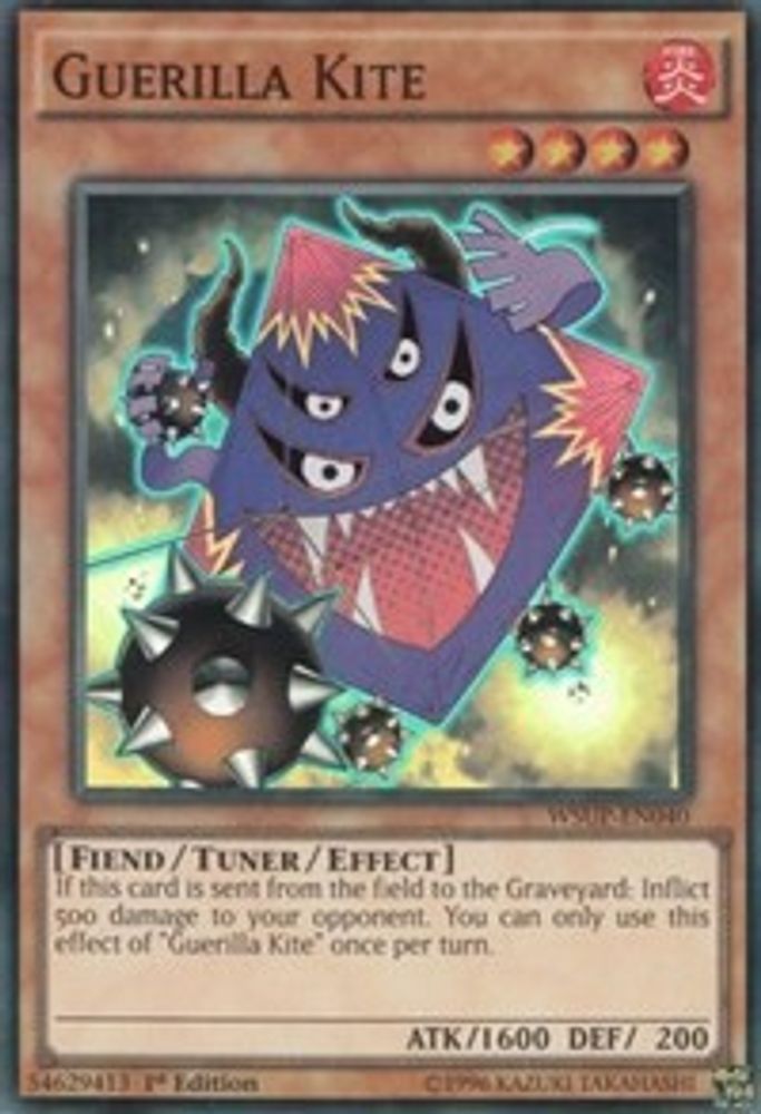 Guerilla Kite (WSUP-EN040) - Super Rare