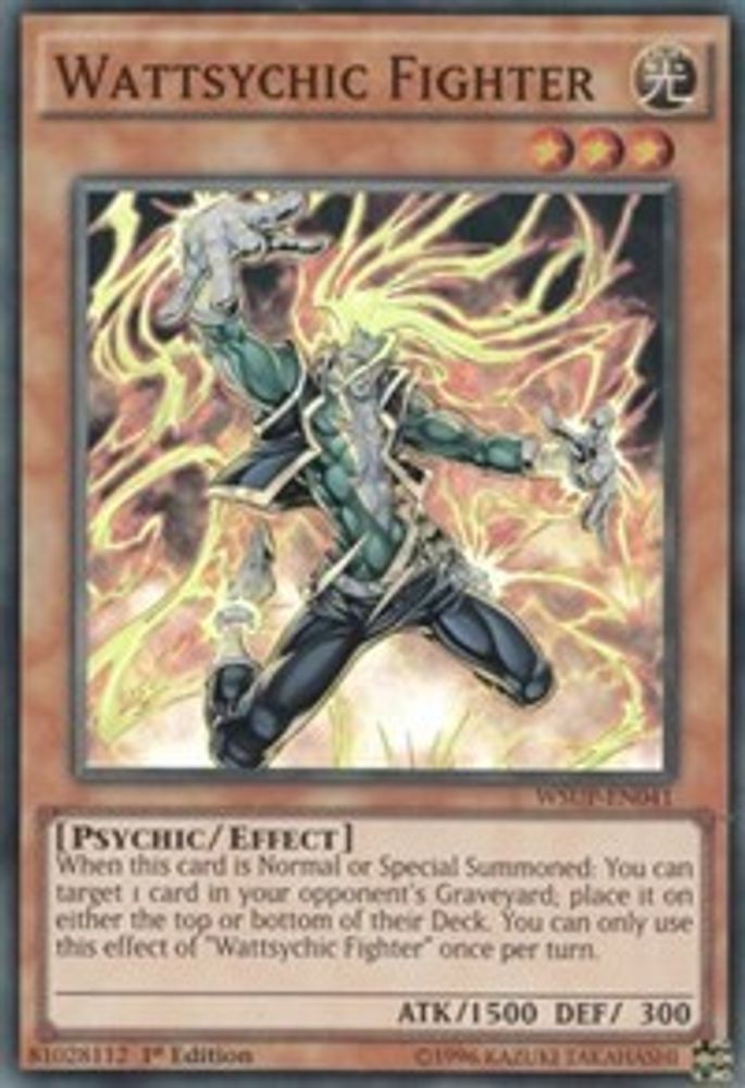 Wattsychic Fighter (WSUP-EN041) - Super Rare
