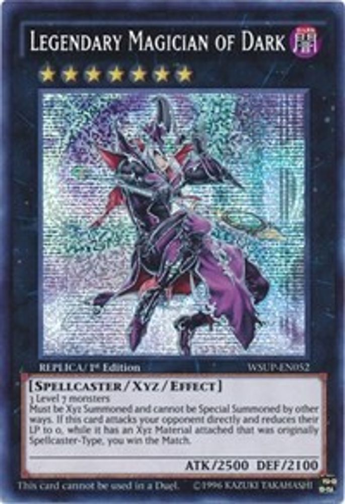 Legendary Magician of Dark (WSUP-EN052) - Prismatic Secret Rare